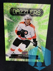 2022-23 Upper Deck Dazzlers Green #DZ-61 Linus Hogberg Flyers